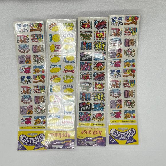 Applause Vintage Assorted Sticker Packs - Picture 1 of 7